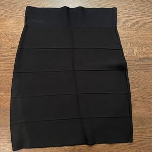 BCBG MaxAzria Black Power Skirt